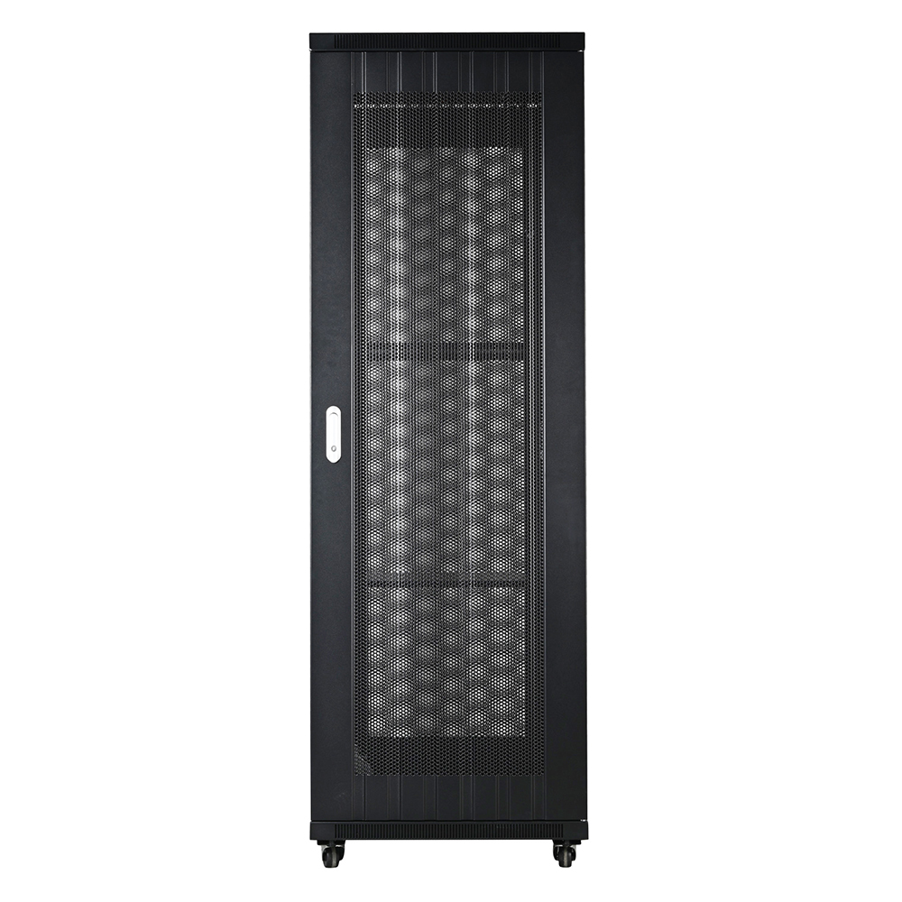 Armoire de rack de serveur perforée à vague plate 42u de 19 pouces