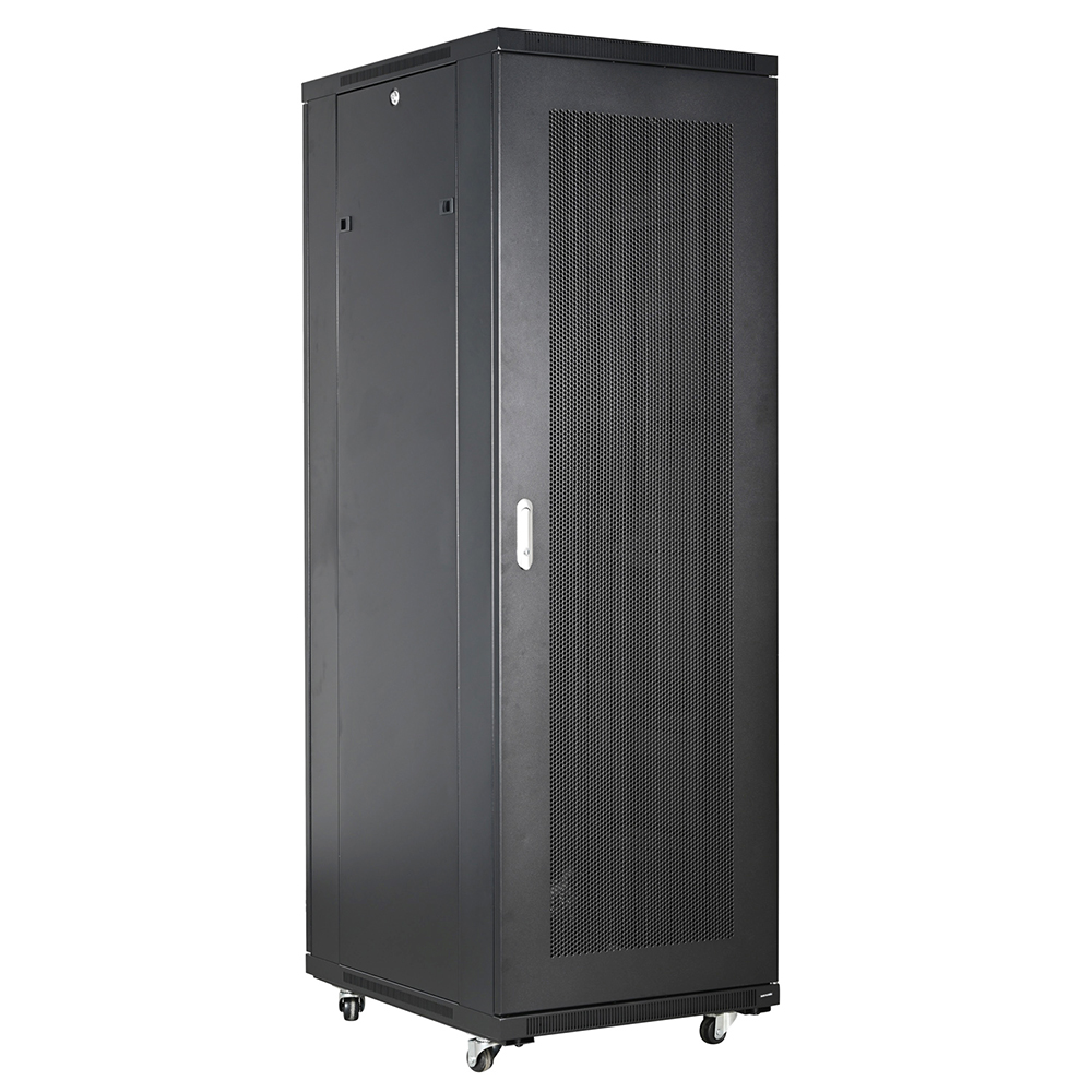 Armoire de rack de serveur perforée à vague plate 42u de 19 pouces