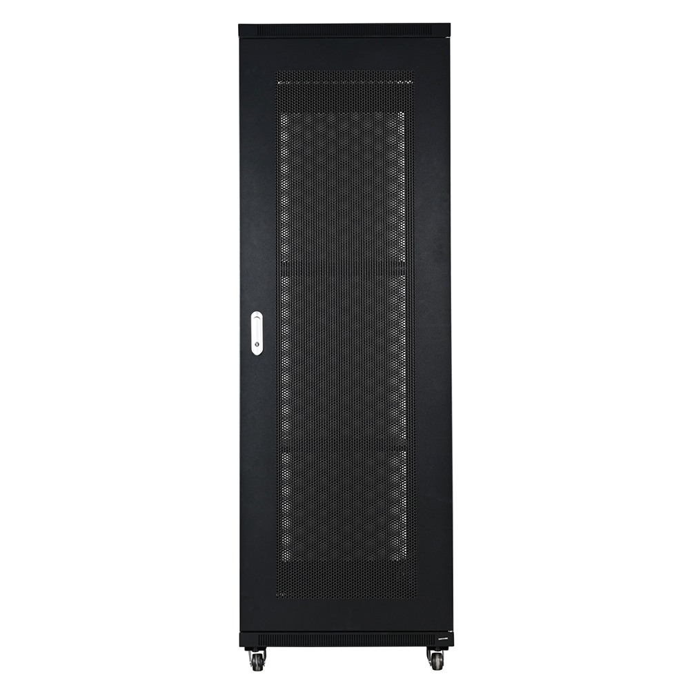 Armoire de rack de serveur perforée à vague plate 42u de 19 pouces