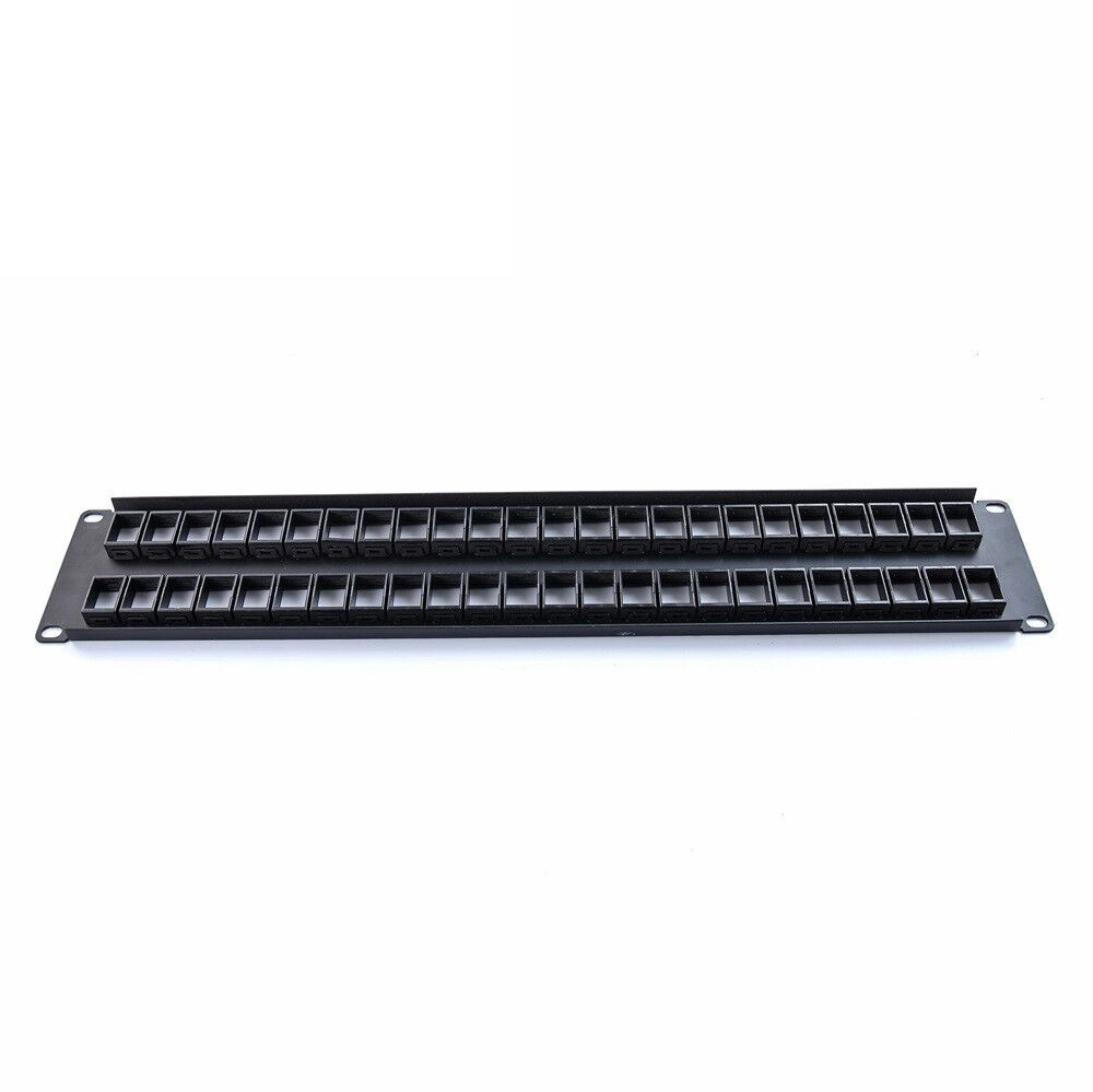 Panneau de brassage vierge UTP 2U 48 ports