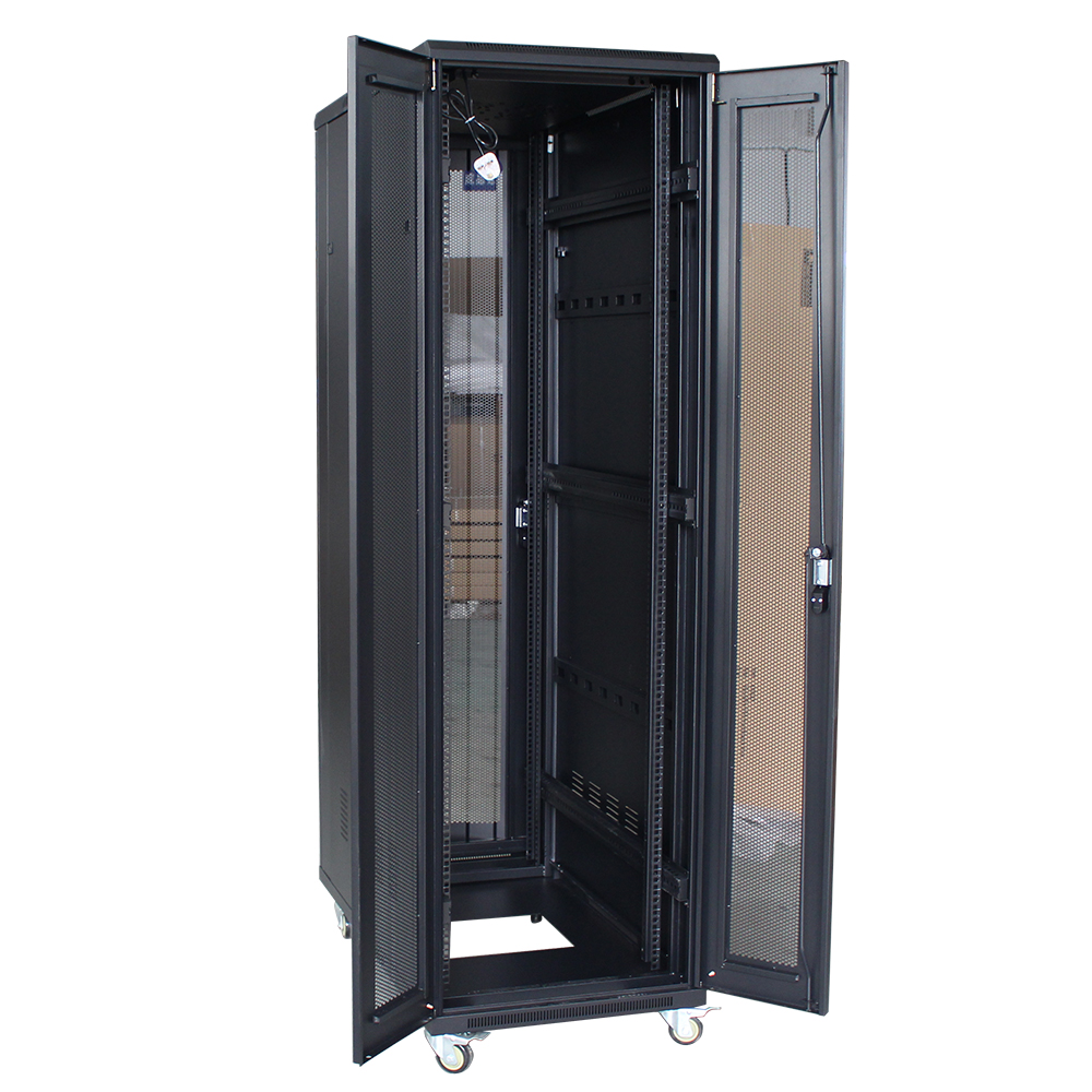 Boîtier de porte perforé pour armoire de serveur Arc Wave de 19 pouces 