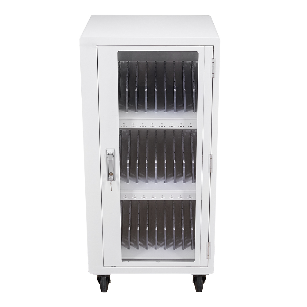 Chariot de chargement intelligent de type C à 30 ports pour le domaine de l'éducation 