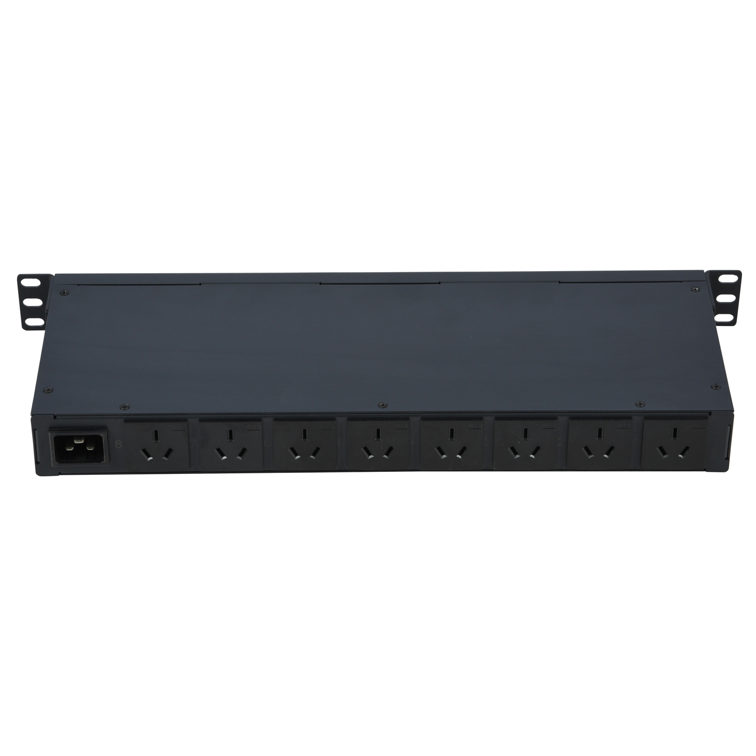 PDU intelligent à montage en rack horizontal 1U à 8 ports