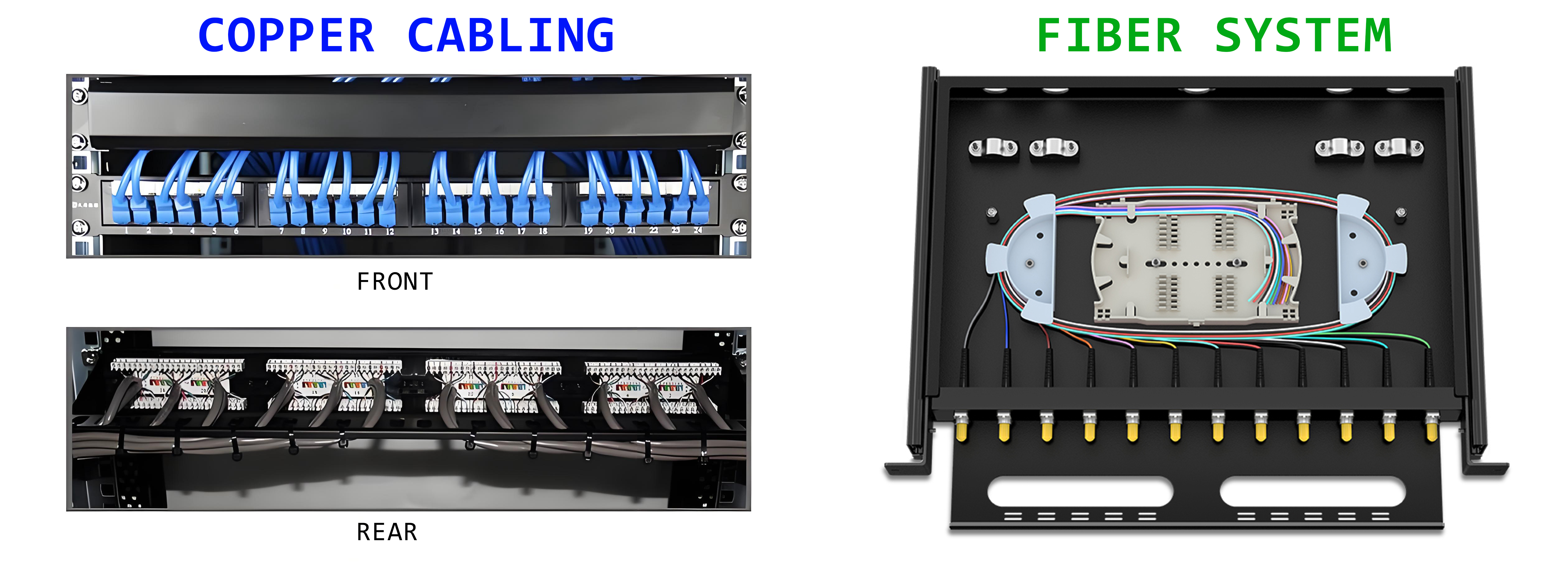 Quels sont les deux types de câbles de raccordement ?