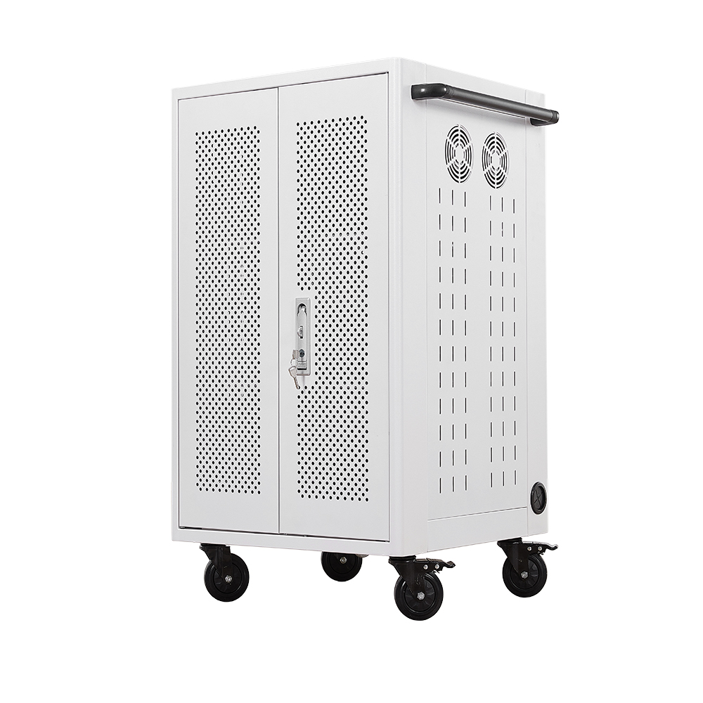 Armoire de station de charge de base à 30 ports pour ordinateur portable jusqu'à 15,6 pouces