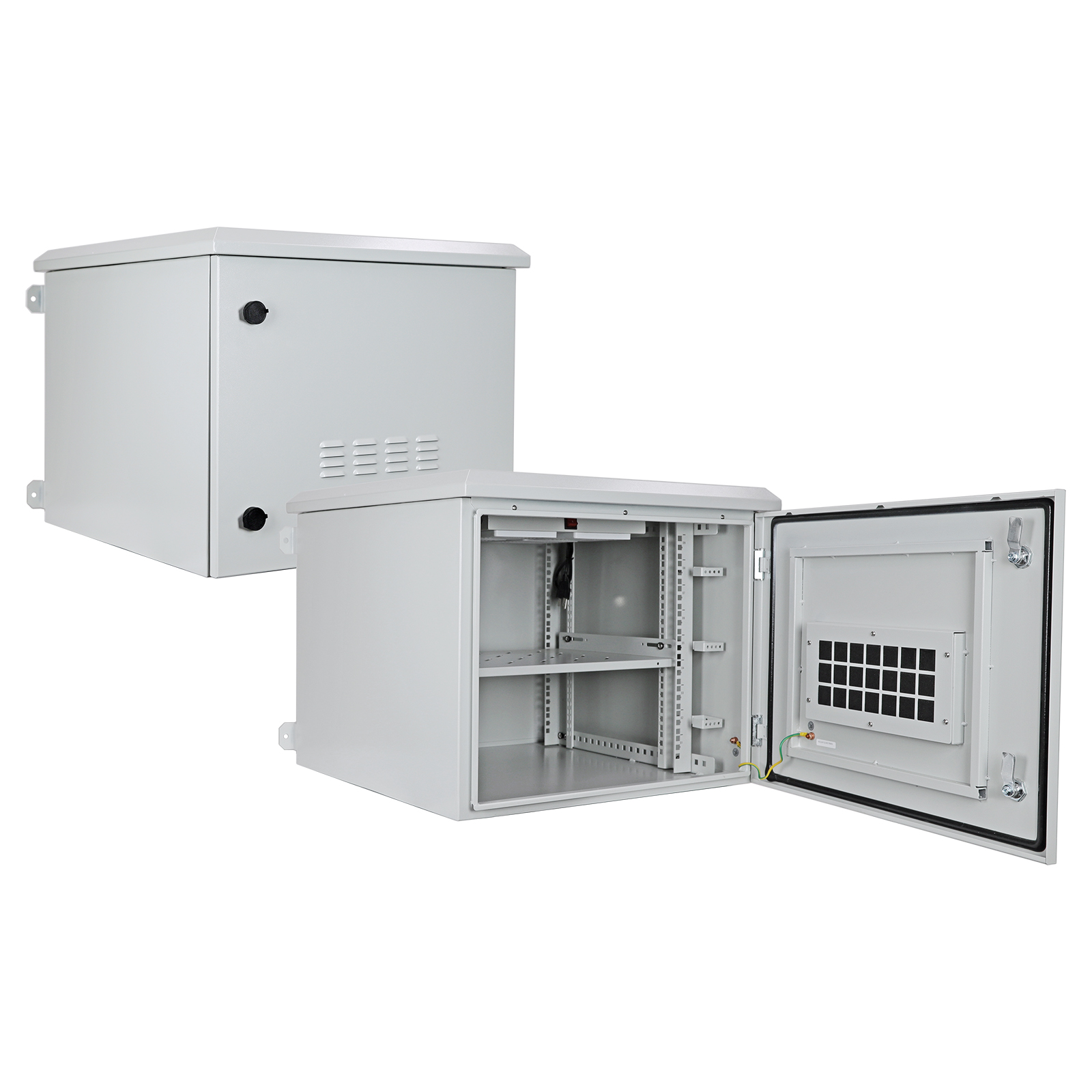 IP55 Boîtier de montage mural extérieur avec plateau de ventilateur