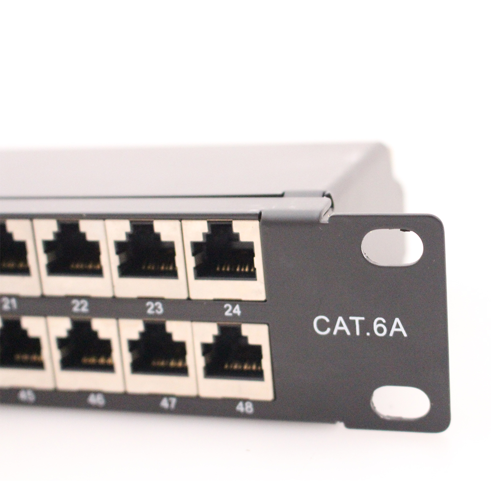 Panneau de brassage Cat6A FTP 48 ports 1U