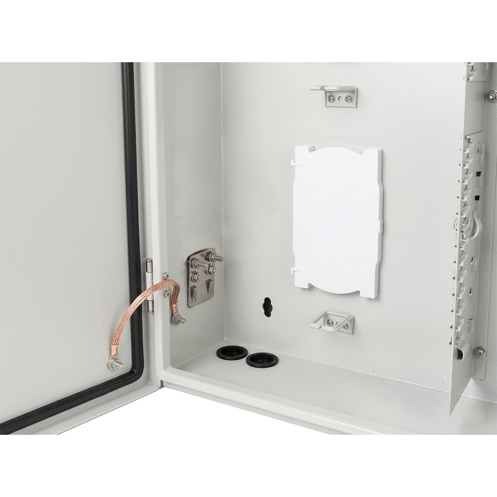 Cadre de distribution à fibre optique mural à 48 cœurs | Panneau de brassage fibre intérieur pour FTTH et télécommunications