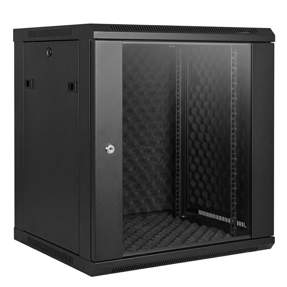 Armoire de serveur acoustique à réduction de bruit ultime de 19 po pour les espaces modernes 